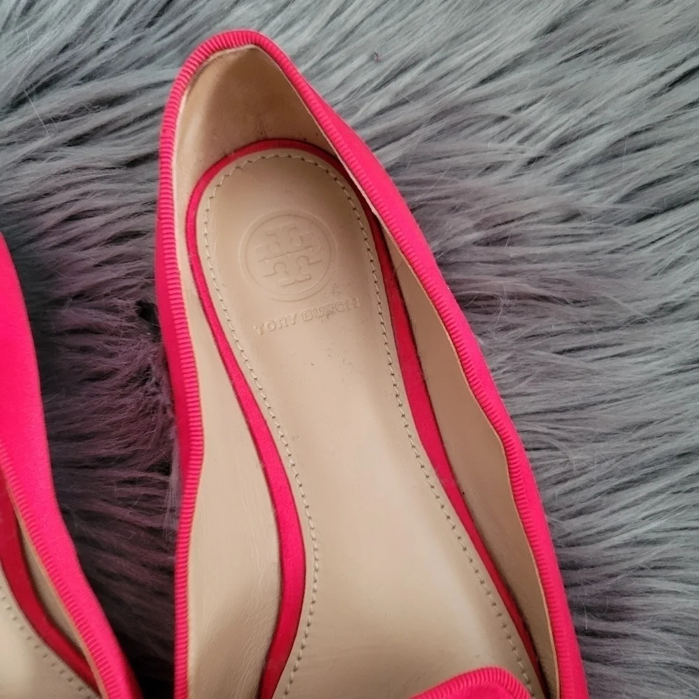 Tory Burch Delphine Embellished Crystal Almond Toe Loafers